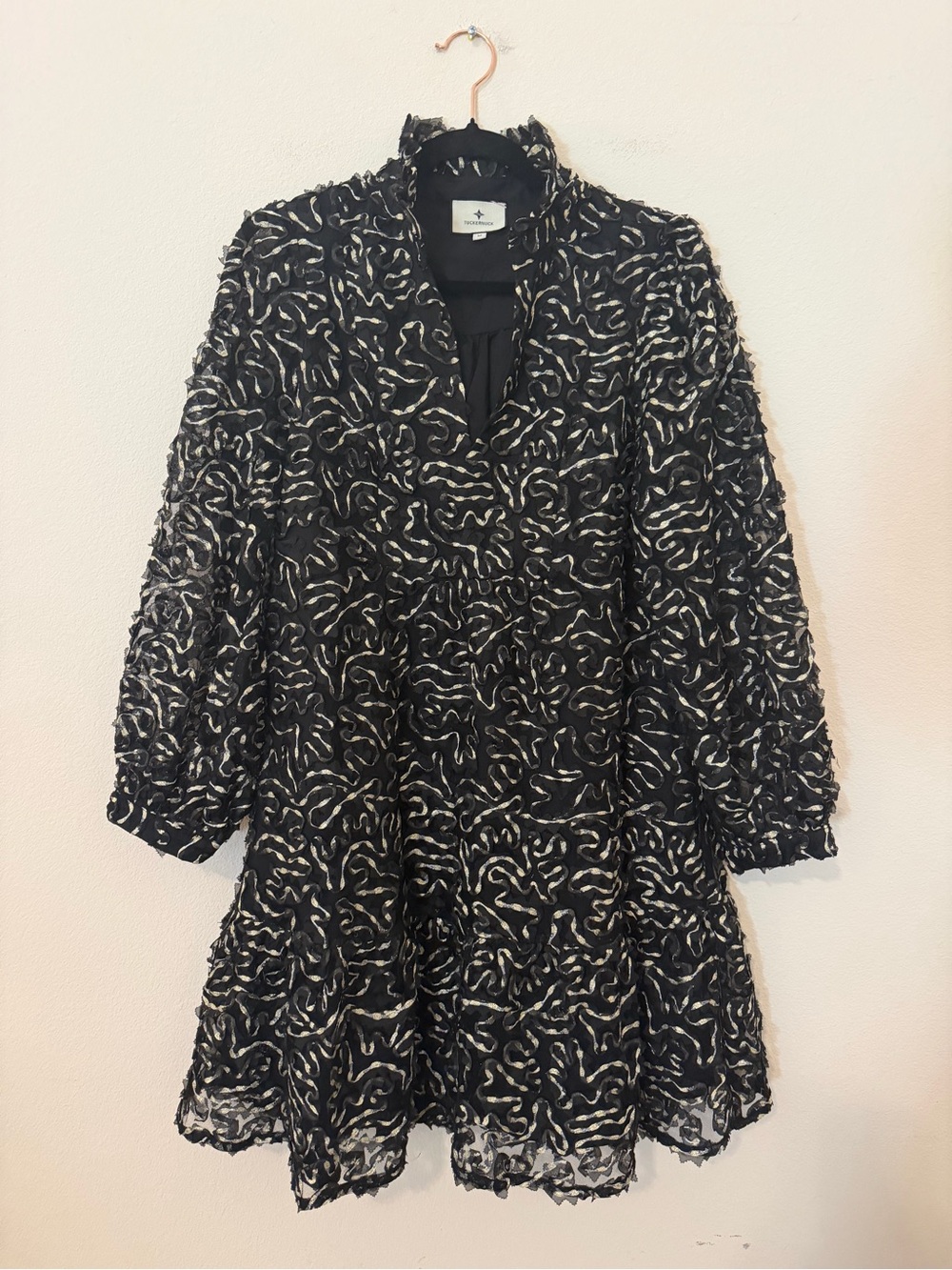 Tuckernuck Nightly Organza Palmerston Dress Size Mediun Preppy Holidays